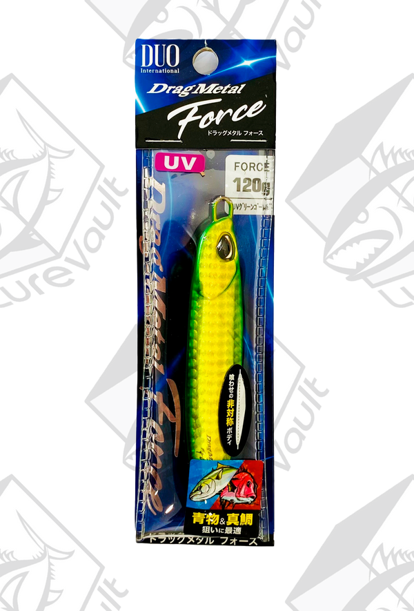 duo metal jig drag metal force 120 grams pba0512 uv