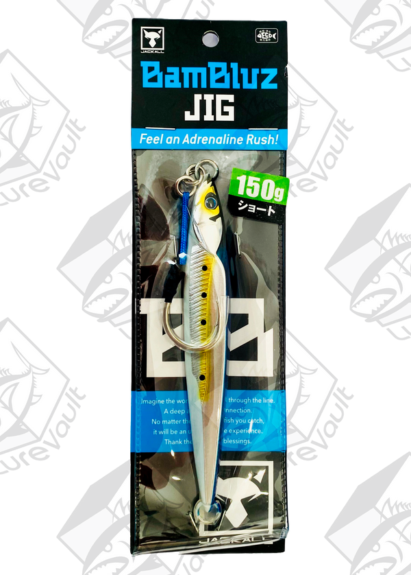 jackall metal jig bambluz short 180 grams aluminum iwashi