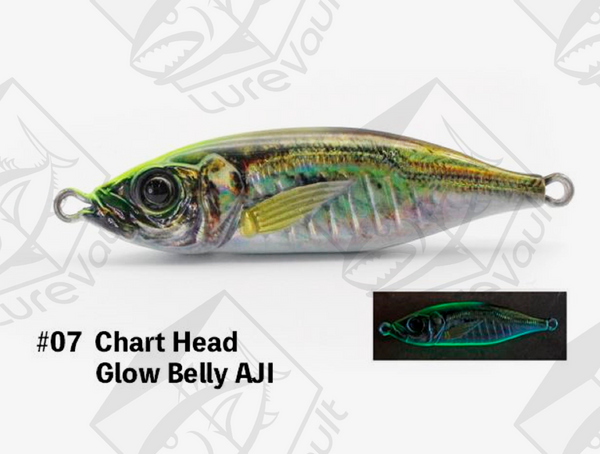 little metal adict type 6 86 chart head glow belly aji