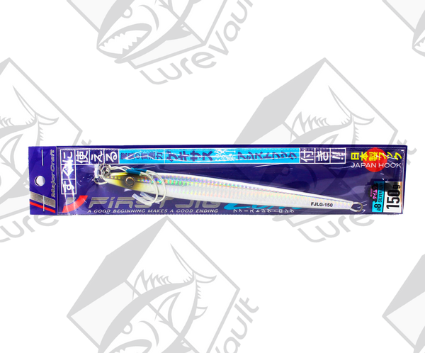major craft vertical jig first jig long 150 grams silver (uv)