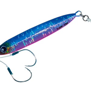 major craft first jig slow 130 grams blue pink (uv)