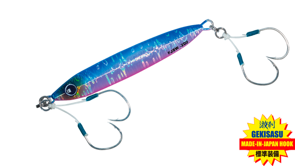 major craft first jig slow 150 grams blue pink (uv)
