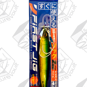 major craft metal jig jigpara first 100 grams green gold