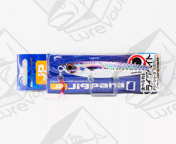 major craft metal jig jigpara short 100 grams live saba