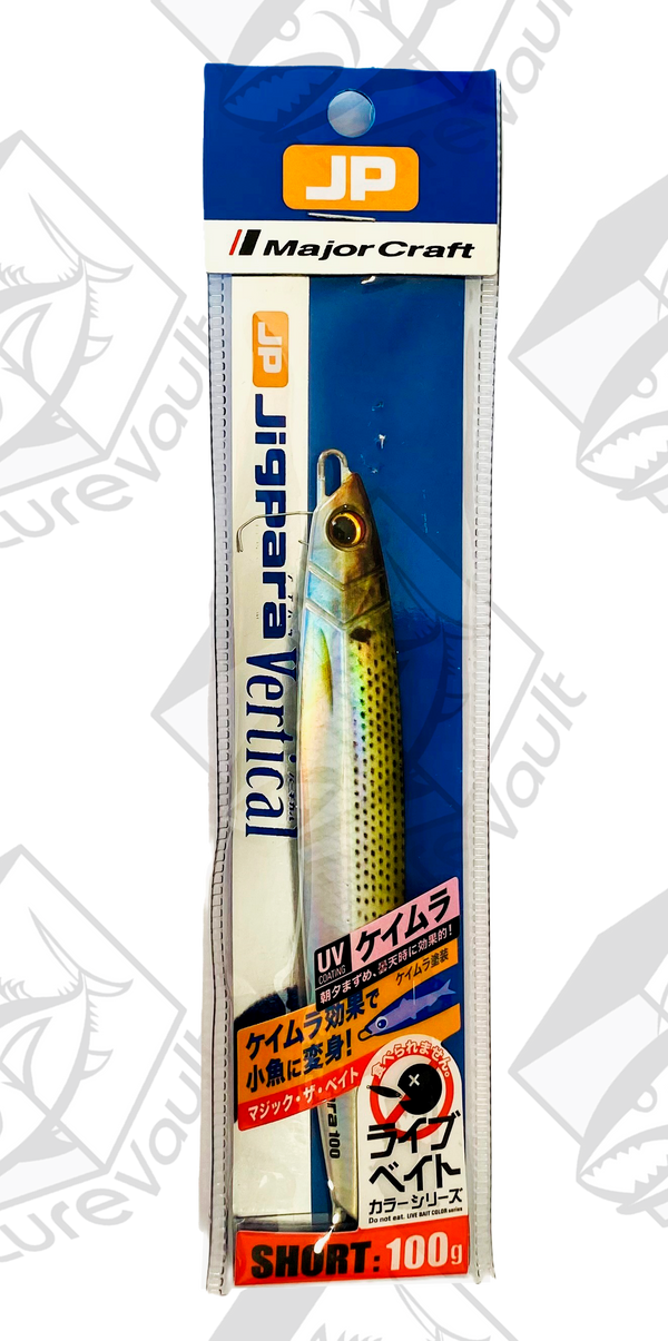 major craft metal jig jigpara vertical 100 grams live konoshiro (uv)