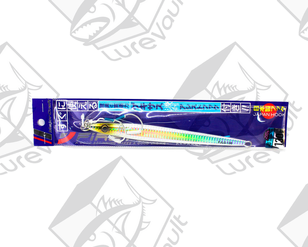 major craft vertical jig first jig long 130 grams silver (uv)