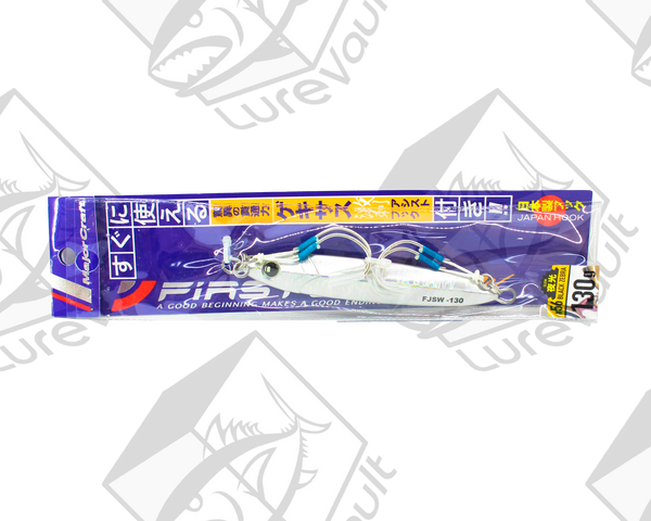 major craft first jig slow 130 grams black zebra