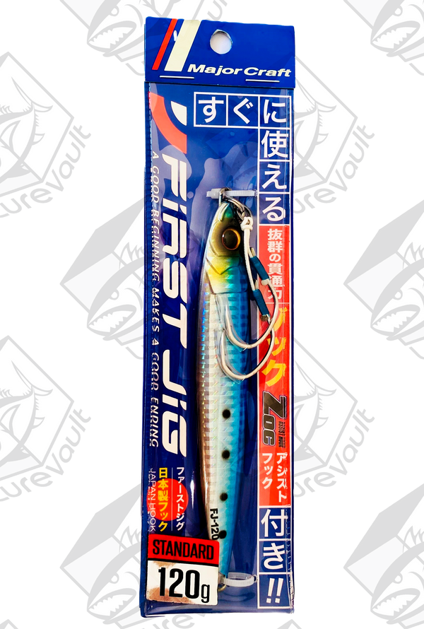 major craft metal jig jigpara first 120 grams iwashi
