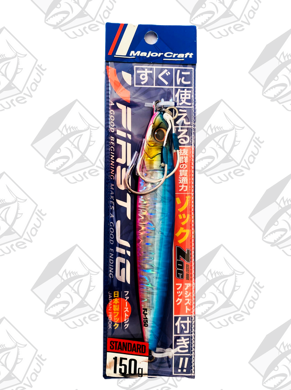 major craft metal jig jigpara first 150 grams blue pink