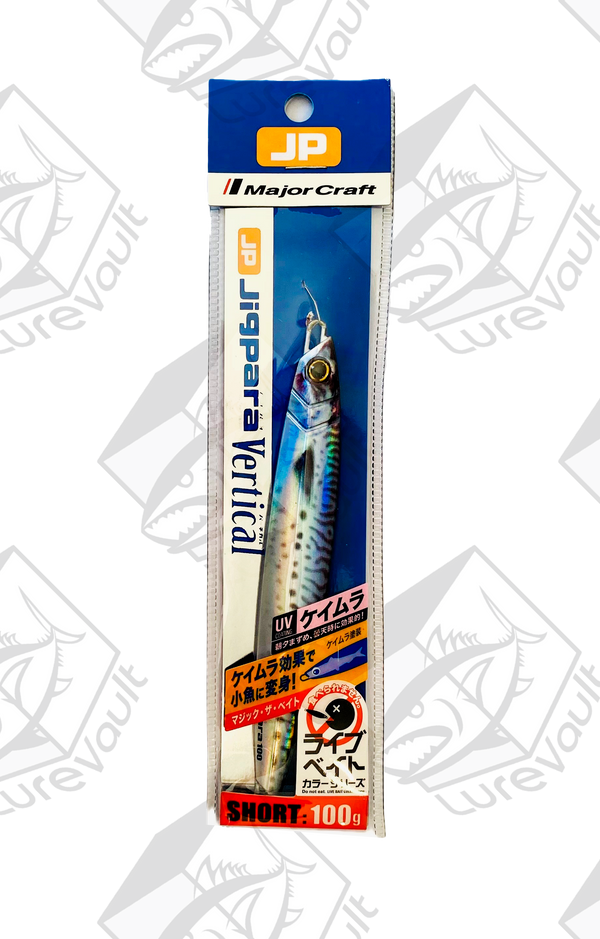 major craft metal jig jigpara vertical 100 grams live saba (uv)