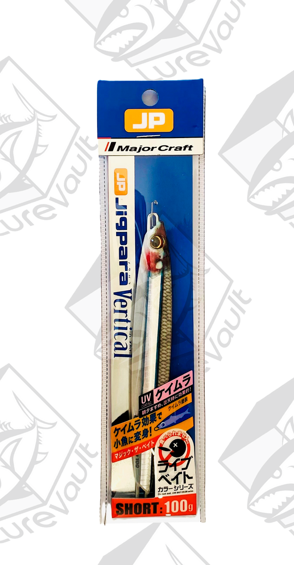 major craft metal jig jigpara vertical 100 grams live kibinago (uv)