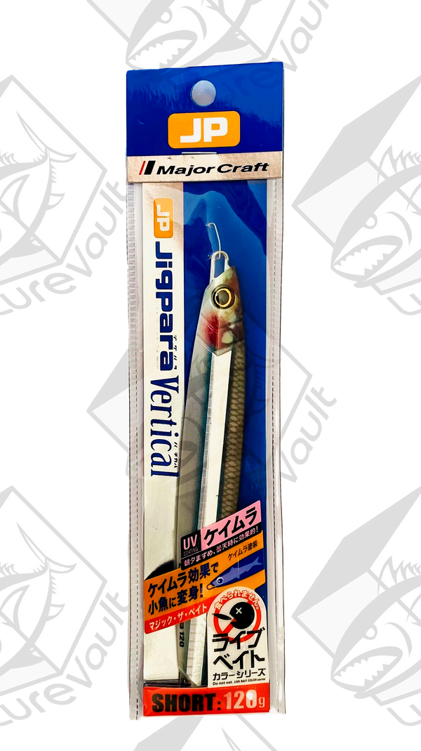 major craft metal jig jigpara vertical 120 grams live kibinago (uv)