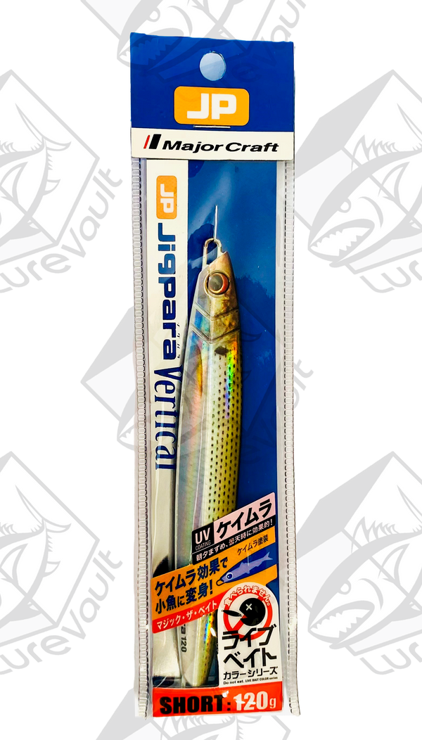 major craft metal jig jigpara vertical 120 grams live konoshiro (uv)
