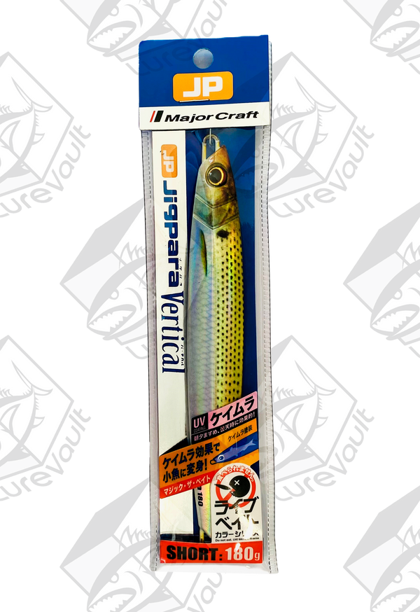major craft metal jig jigpara vertical 180 grams live konoshiro (uv)