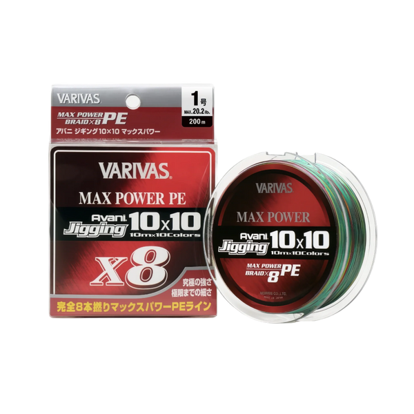 varivas jigging 10x10 max power pe x8